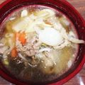 毎日ゆうぞう's cooksnap of when they made 豚汁で温まろ～★練りごまdeこく旨♪.