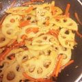 さちきち！'s cooksnap of when they made 蓮根と人参の簡単きんぴら☆.