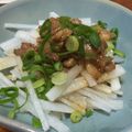 ♪♪まな♪♪'s cooksnap of when they made カリカリ豚と大根のサラダ.