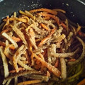 紅茶とチーズケーキ's cooksnap of when they made ごぼう1本分のきんぴらごぼう♪.