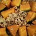 上白山's cooksnap of when they made かぼちゃと鶏ひき肉のほっくり煮物.