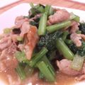 ｙｏｕ５'s cooksnap of when they made 小松菜と豚肉の中華風.