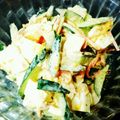 yumioo～☆'s cooksnap of when they made ふわふわ♡はんぺんタマゴサラダ.