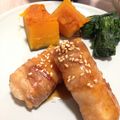 しゅなな's cooksnap of when they made 豚バラ肉の厚揚げ巻き♪。.