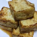 ayu☆3525's cooksnap of when they made 焼き木綿豆腐。カレー味！.
