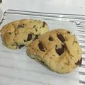 あきらっぴん's cooksnap of when they made スタバ風チョコレートチャンクスコーン.