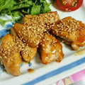 みしまれ's cooksnap of when they made これがささみ？驚きのふんわり照り焼き.