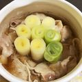 nikeina's cooksnap of when they made 豚バラ肉で、スタンディングねぎ鍋.