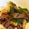 クックV801MJ☆'s cooksnap of when they made 牛肉のガーリック醤油炒め.