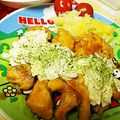 ユーロン's cooksnap of when they made 鶏胸肉を柔らかく！揚げずに＊チキン南蛮＊.