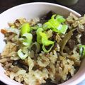 みちばん♡'s cooksnap of when they made 圧力鍋3分牛ごぼうおこわ.