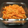 mameaki's cooksnap of when they made 人参１本だけ！人参のナムル.