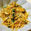 wave37's cooksnap of when they made ニラ・モヤシと牡蠣の辛味炒め.