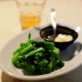 3life's cooksnap of when they made 菜の花☆ からしマヨネーズ添え.