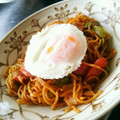 まぐゆ's cooksnap of when they made ♡お好み焼きソースで♪簡単横手やきそば♡.