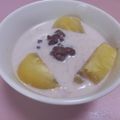 くずぴー's cooksnap of when they made 豆乳とさつまいも入り♡小豆缶でおしるこ.