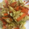 やーしー's cooksnap of when they made キャベツと人参、ベーコンの炒め物.