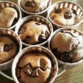 バンクママ's cooksnap of when they made ハロウィン♪チョコカップケーキ.