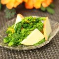 ぽっぽぺぺ's cooksnap of when they made 菜の花とリンゴの酢の物.