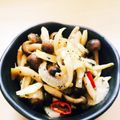 ＊nomo＊'s cooksnap of when they made 無印ホーローで作る茸とベーコンのマリネ.