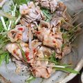Koalamam's cooksnap of when they made 豚冷しゃぶのうまうまダレ( *´艸)★.