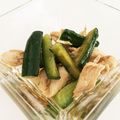 あちあちあちあち's cooksnap of when they made ササミとキュウリのニンニク漬け.