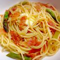 クック8PT4BV☆'s cooksnap of when they made アスパラとベーコンのバター醤油パスタ.