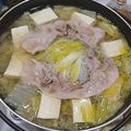ラリー＆サラ's cooksnap of when they made 一人鍋　（豚ロースしゃぶしゃぶ風）.