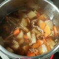 クックJE7S8B☆'s cooksnap of when they made 冷凍牛スジ★こっくり大根牛スジ煮込圧力鍋.