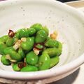 ゆっぴょん1206's cooksnap of when they made 居酒屋おつまみ！ペペロンチーノな枝豆.