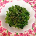 あべびー's cooksnap of when they made 簡単(*^m^*)菜の花の辛子和え！.