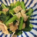 ぴぴり's cooksnap of when they made 小松菜とベーコンの和風炒め.
