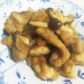 hiro2017's cooksnap of when they made 鶏肉としめじの蜂蜜黒酢炒め.