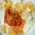 狐ト白ノ曼珠沙華＊'s cooksnap of when they made あられ≠せんべい茶漬けΣ（ﾟдﾟlll）.