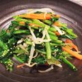 jununu's cooksnap of when they made かぶの葉の中華合え.