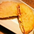 sy＊'s cooksnap of when they made 懐かしい♪ハムカツ～たまごチーズ入り～.