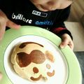 hanacom's cooksnap of when they made キャラホットケーキ＊オラフ.