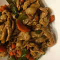 ☆ゆみどん☆'s cooksnap of when they made 豚こま 人参 ﾋﾟｰﾏﾝの焼き肉タレ炒め.