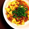 potemon's cooksnap of when they made chimo☆カンタン麻婆豆腐.