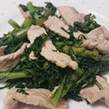 のぽまいぴぃ's cooksnap of when they made ぱぱっと♪豚肉と春菊の柚子胡椒炒め.