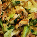 abcdefghｉｊ's cooksnap of when they made レタスと豚肉のオイスター炒め.