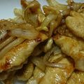 kazumiyuki's cooksnap of when they made 簡単・お手軽♪鶏胸肉のしょうが焼き.