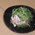 きらり流れ星's cooksnap of when they made 時短★かいわれとカニカマのポン酢あえ.