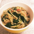 ☆micham☆'s cooksnap of when they made ほうれん草とエノキの簡単おひたし.