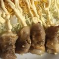 み1046sa's cooksnap of when they made 豚バラのマヨ巻き.