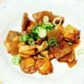 ﾁｲﾁｬﾝﾏﾏ's cooksnap of when they made 蒟蒻と鶏もものガーリックバター醤油.