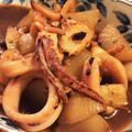 Funkan's cooksnap of when they made ☆イカと大根の煮物☆.