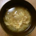 もちもちもっち☆'s cooksnap of when they made 白菜とふわふわ卵の味噌汁.