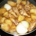 クックIAWM8X☆'s cooksnap of when they made 手羽元とじゃがいものこってり甘辛煮♡.