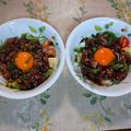 minmo2✳️2's cooksnap of when they made カツオたたきの月見ユッケ.